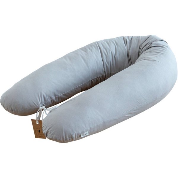 Loolay Seitenschläferkissen M/ L oder L/ XL Schwangerschaftskissen Stillkissen Schlafen Kissen, M/ L oder L/ XL Lagerungskissen + 100% Baumwolle Bezug 170 und 1