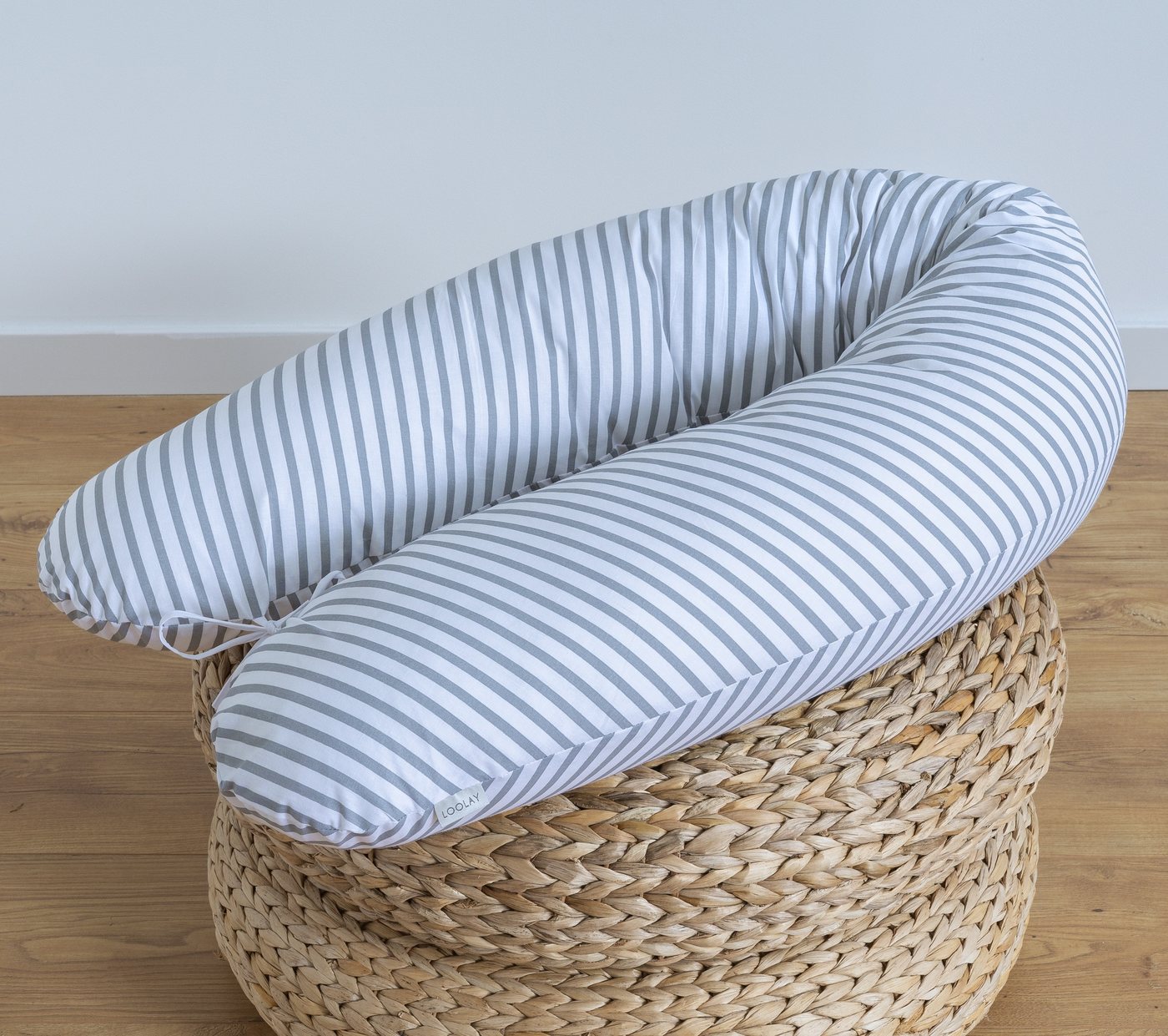 Loolay Seitenschläferkissen M/ L oder L/ XL Schwangerschaftskissen Stillkissen Schlafen Kissen, M/ L oder L/ XL Lagerungskissen + 100% Baumwolle Bezug 170 und 1 – Bild 3 von 5