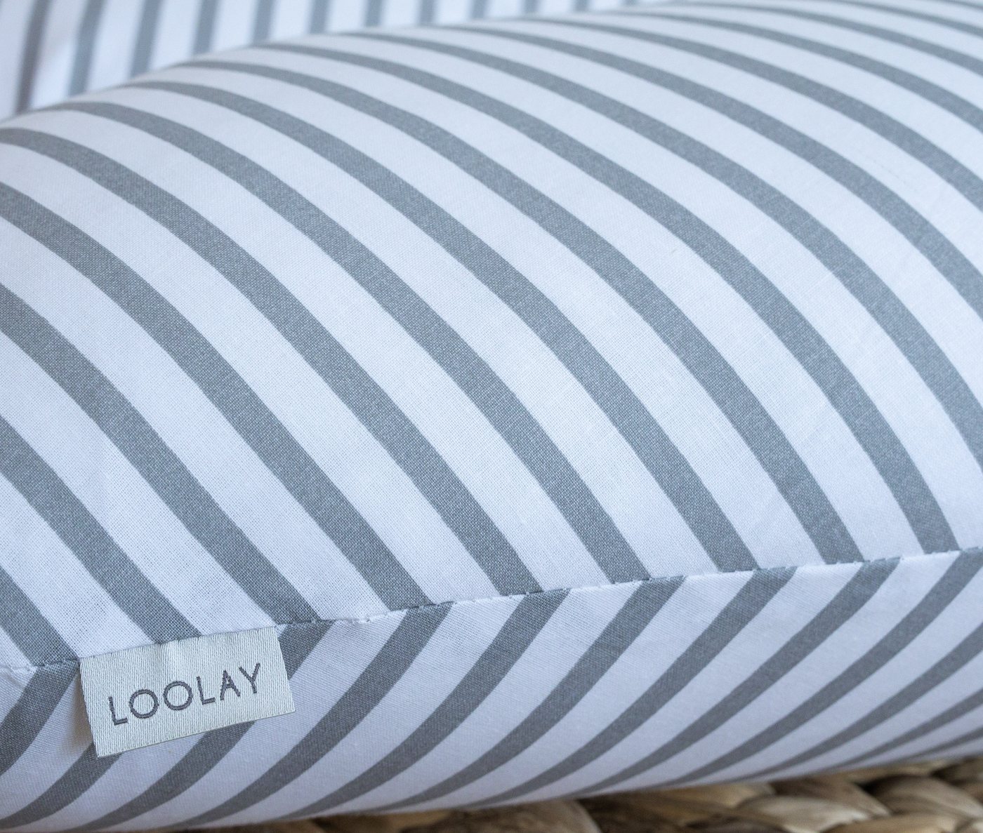 Loolay Seitenschläferkissen M/ L oder L/ XL Schwangerschaftskissen Stillkissen Schlafen Kissen, M/ L oder L/ XL Lagerungskissen + 100% Baumwolle Bezug 170 und 1 – Bild 4 von 5