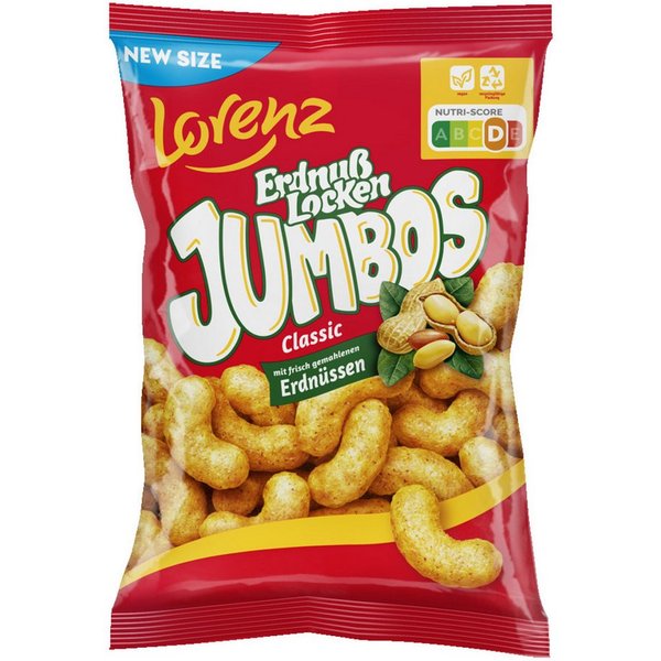 LORENZ Knabberei, Lorenz Erdnusslocken Classic knusprig intensiv im Geschmack 175g