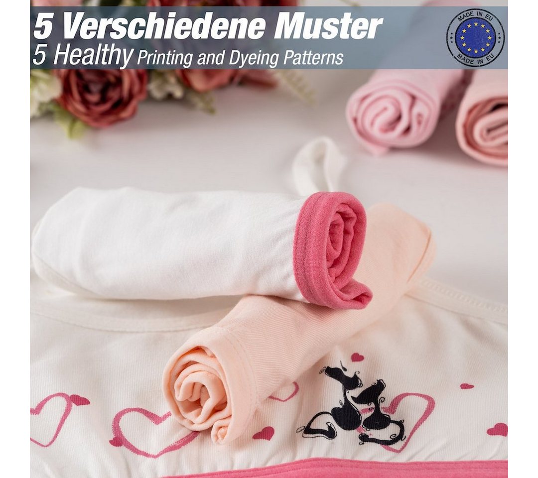 LOREZA Bustier 5er Set Mädchen Bustier BH - Mix - Bunt (Set, 5-tlg., 5er-Pack) – Bild 3 von 5