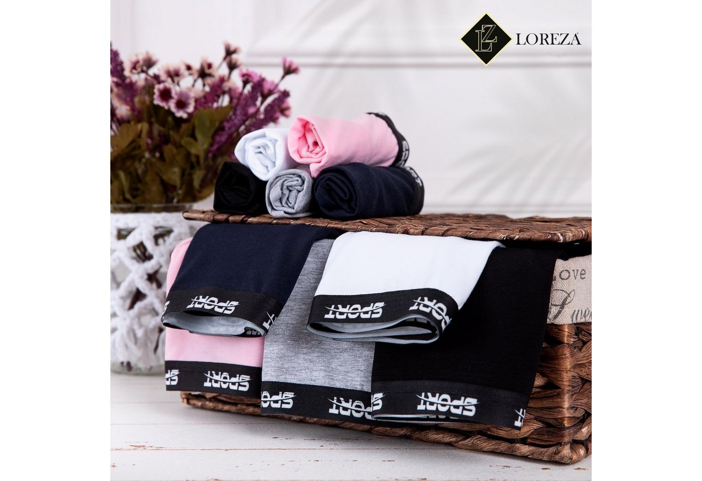 LOREZA Slip 10er Set Mädchen Slips - Sport - Bunt (Spar-Packung, 10-St) – Bild 5 von 5