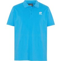 LOTTO Lotto Herren Polo Piqué Baumwolle, Größe S in Blau