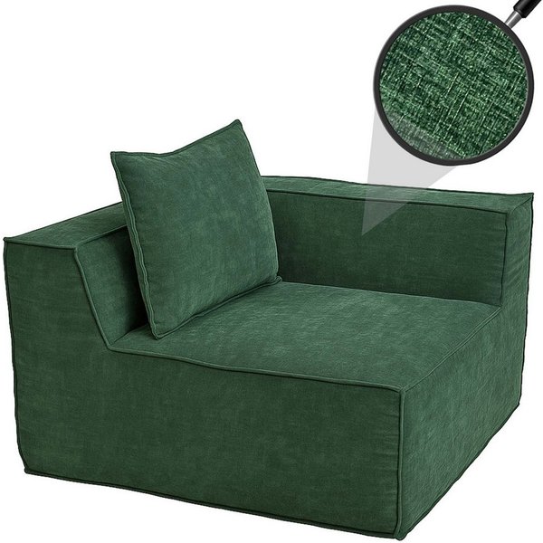 MCW Loungesessel MCW-O54-E, Inklusive Kissen, Bezug abnehmbar, Mit rutschhemmender Unterseite