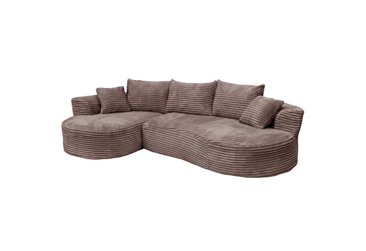 MCW Loungesofa MCW-P19-l, Rutschfeste Unterseite, Polsterung aus Taschenfedern und Schaumstoff – Bild 2 von 5