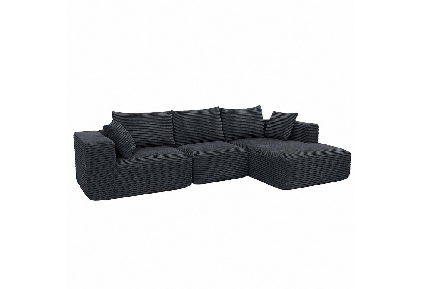 MCW Loungesofa MCW-P20-r, Rutschfeste Unterseite, Polsterung aus Taschenfedern und Schaumstoff – Bild 2 von 5