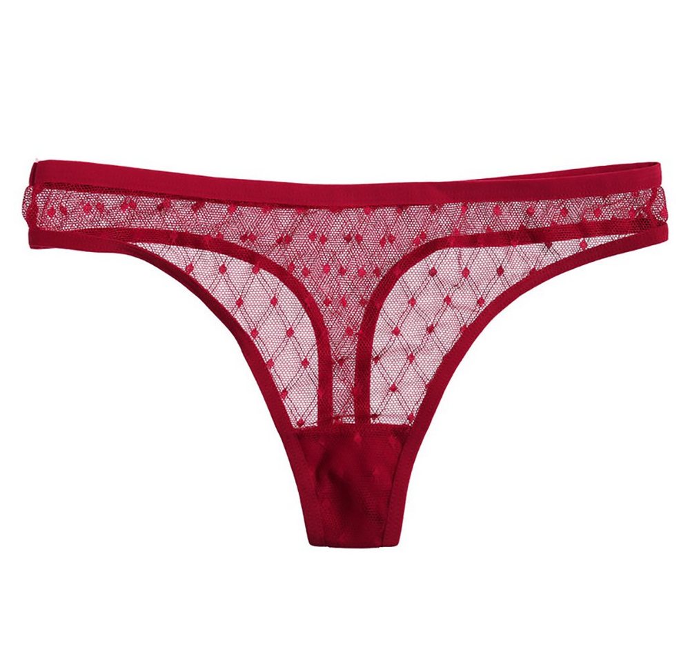Lovolotti String-Ouvert Sexy Unterhose LO-L14K (Damen transparente String Panty) Nachtwäsche Reizwäsche Sexy Unterwäsche Durchsichtig – Bild 2 von 3