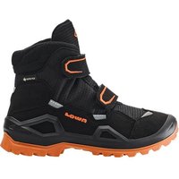LOWA Kinder Freizeitschuhe MILO EVO GTX MID JR, Größe 35 in Schwarz