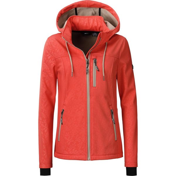 LPO Softshelljacke Softshelljacke Janice Übergangsjacke Allover-Print