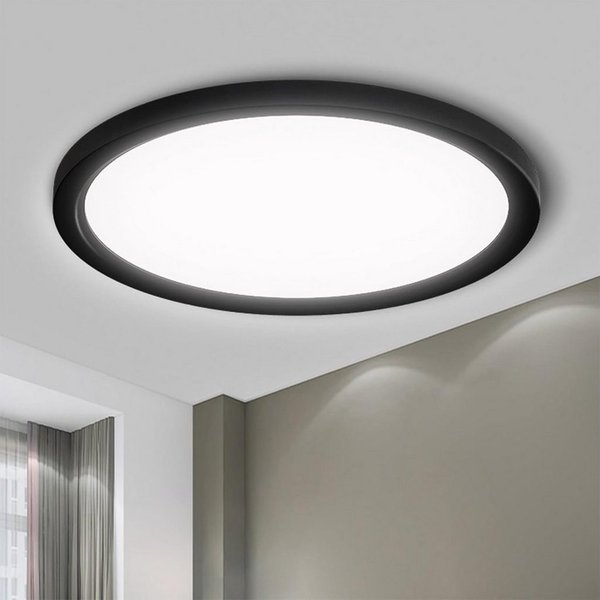 LQWELL LED Deckenleuchte LED-CEIL-RUND, LED fest integriert, neutralweiß, LED Deckenleuchte, 18W, 1600LM