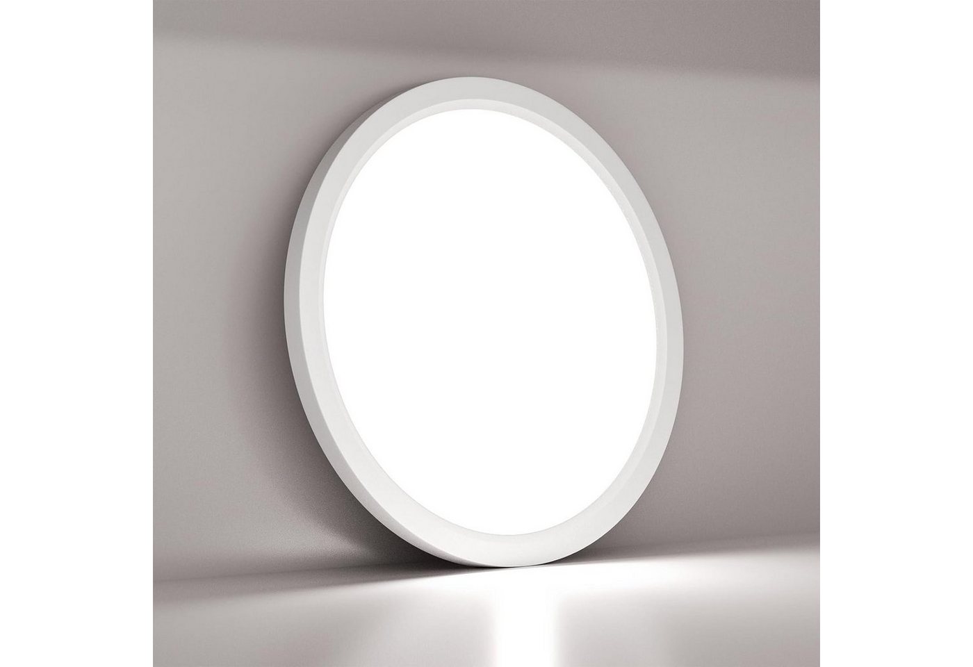 LQWELL LED Deckenleuchte LED-CEIL-RUND, LED fest integriert, neutralweiß, LED Deckenleuchte, 18W, 1600LM – Bild 2 von 5
