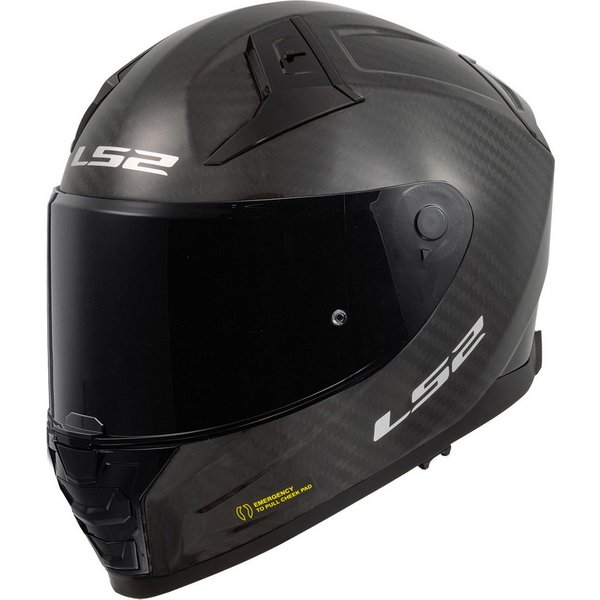 LS2 Motorradhelm FF811 Vector II Carbon Helm, Notfallsystem-polsterung (eqrs),integriertes Sonnenvisier