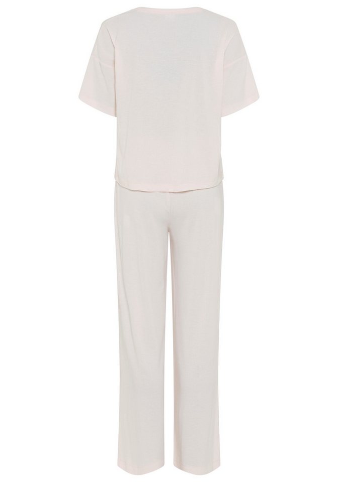 LSCN by LASCANA Pyjama (Set, 2 tlg) mit kleiner Zierknopfleiste an der Hose – Bild 3 von 5
