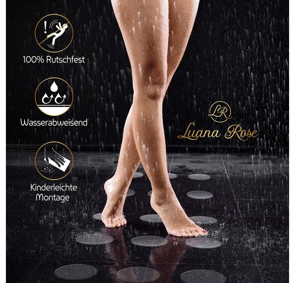 Luana Rose Antirutsch-Aufkleber, B: 10 cm, L: 10 cm, 18-tlg. – Bild 2 von 5