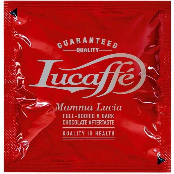 Lucaffé Kaffee MAMMA LUCIA 44mm ESE System Kaffeepads ESE Geräte Pads 150stk, 150 x 6 g, Aromen: Schokolade & leichte Karamellnote
