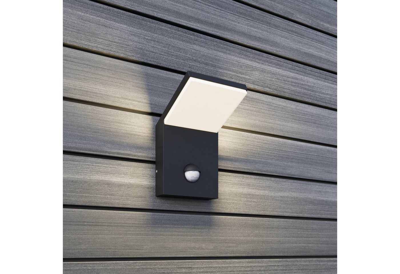 Lucande Außen-Wandleuchte Nevio, LED 7,9 W gesamt, warmweiß – Bild 2 von 5