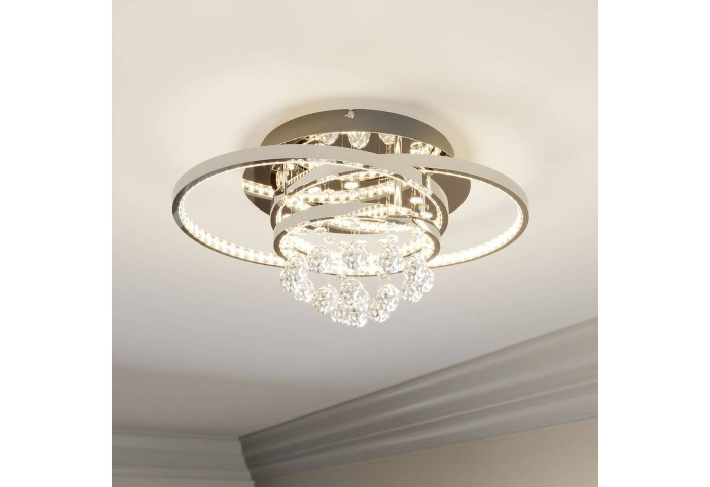 Lucande Deckenleuchten Keely, Enthalten, LED 35 W gesamt, warmweiß – Bild 2 von 5