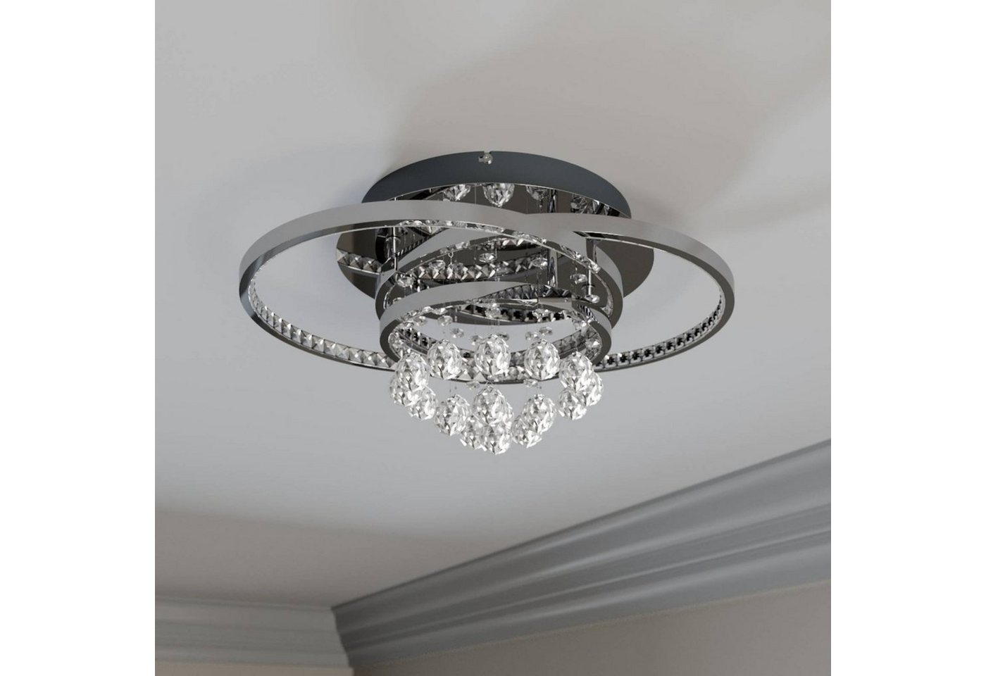 Lucande Deckenleuchten Keely, Enthalten, LED 35 W gesamt, warmweiß – Bild 4 von 5