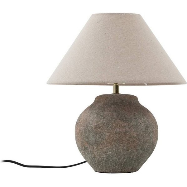 Lucande Tischleuchte Thalorin, Keramik Braun IP20, 1 x 15 W LED