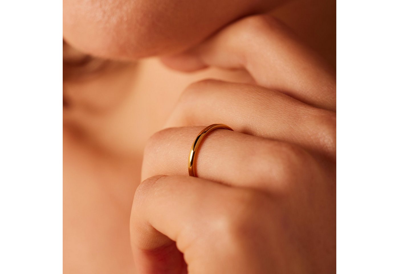 LUCARDI Fingerring Ring - Stahl - Gold - Damen – Bild 2 von 4