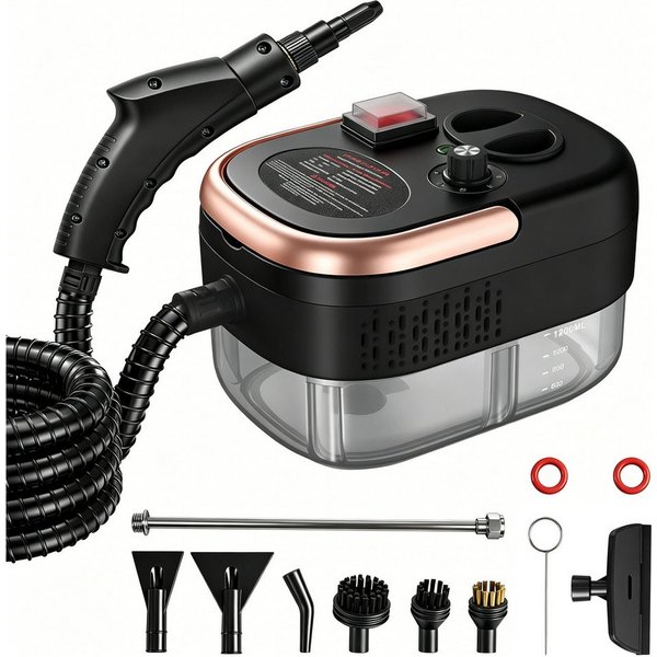 Luckice Dampfreiniger 2500-W Serie Handdampfreiniger, tragbarer Reiniger, Küchenreiniger, geeignet für Böden, Fenster und Küchen.