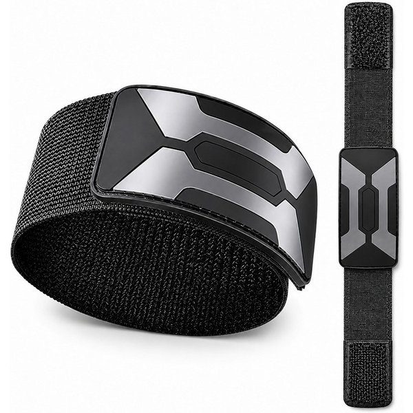 Luckice Reflektorband Wasserdichte verstellbare reflektierende elastische Beinbänder, (Set, Reflektierende verstellbare Knöchelriemen mit wasserabweisender), Br