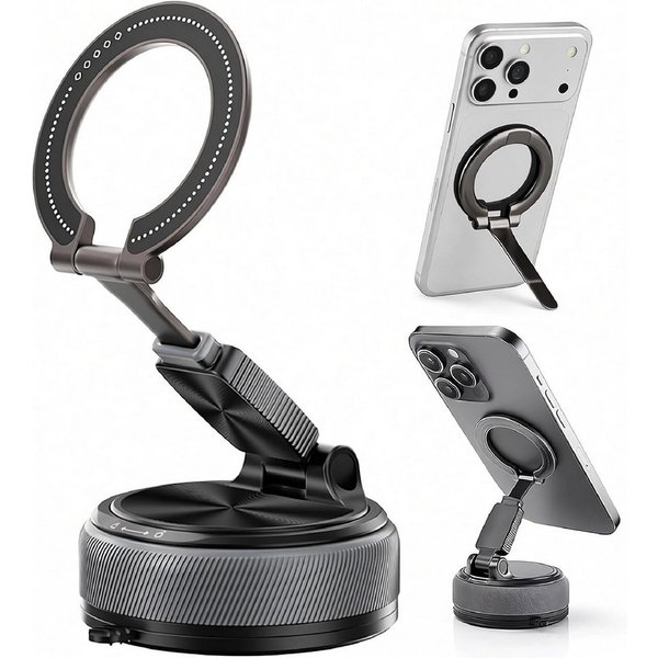 Luckice Smartphone-Halterung Zerlegbarer Kfz-Handyhalter Handyhalterung Auto Vielseitiger Halter, (360° verstellbare magnetische Vakuum-Handyhalterung, mit sich