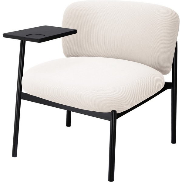 LUCKRACER Relaxsessel Loungesessel, Accent Sessel Polsterstuhl Metallbeinen, Einzelsessel, für Wohnzimmer/Schlafzimmer/Garten