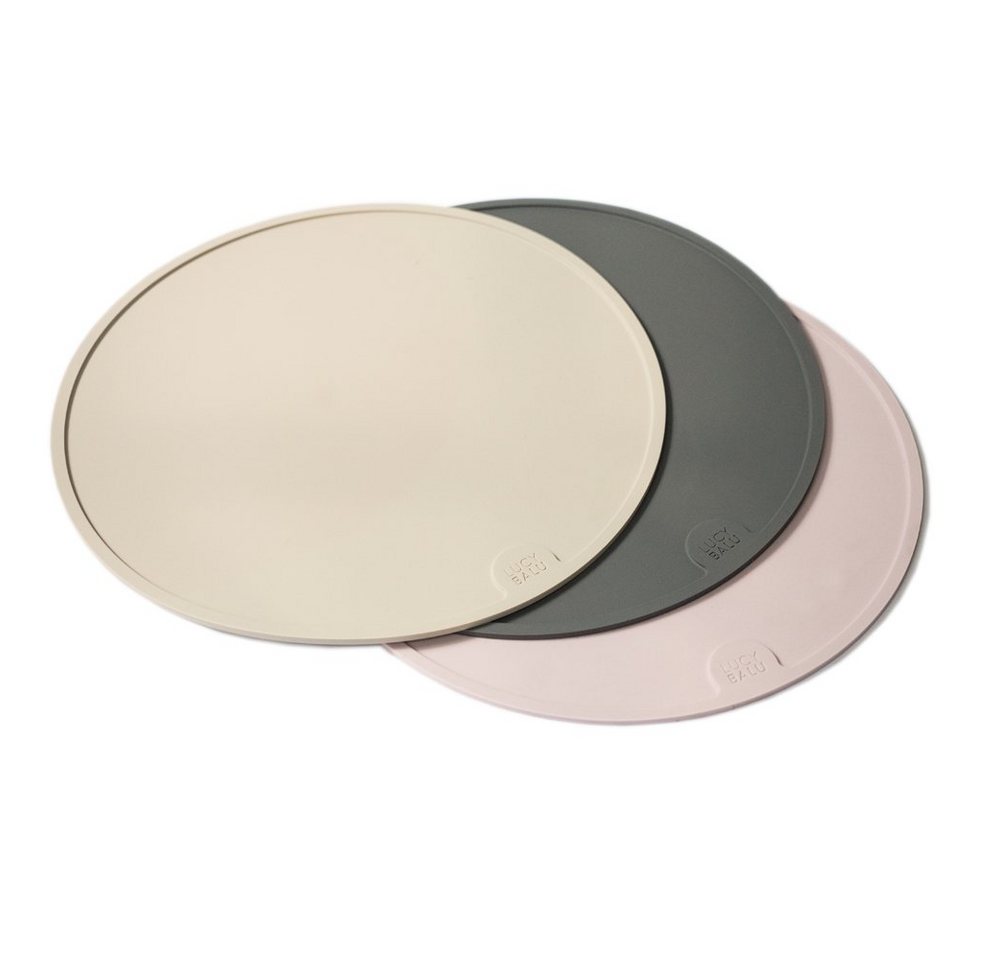 LucyBalu Napfunterlage CIRCLE (29cm), für Katzen, verschiedene Farben, lebensmittelechtes Silikon – Bild 5 von 5
