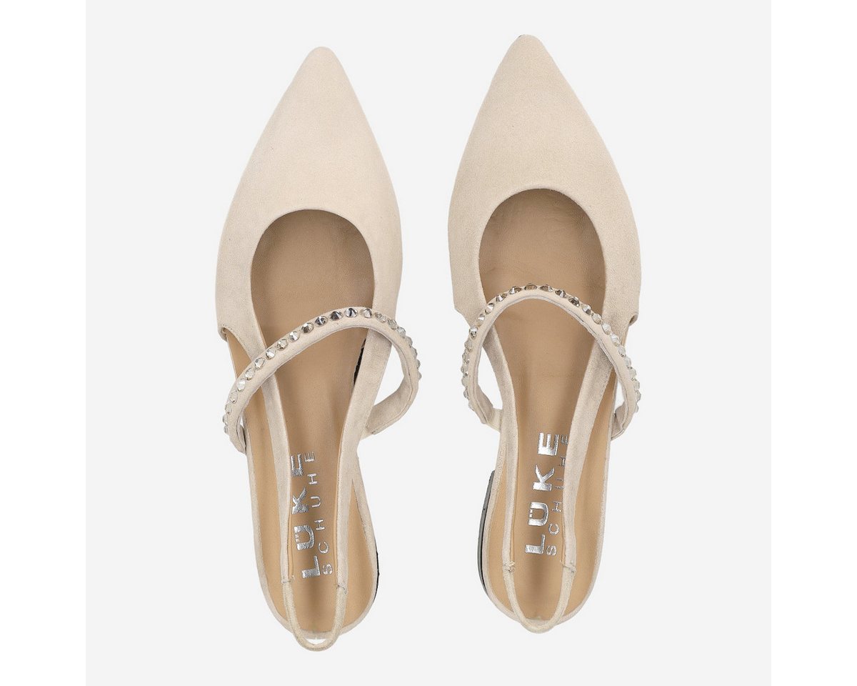 Lüke Schuhe Lüke Schuhe 482 DESSERT, Peeptoes & Slingpumps, Beige, Damen Peeptoepumps – Bild 3 von 5