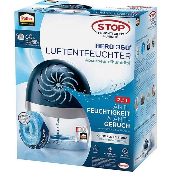 Pattex Luftbefeuchter Pattex Luftentfeuchter Aero 360 Grad 450g