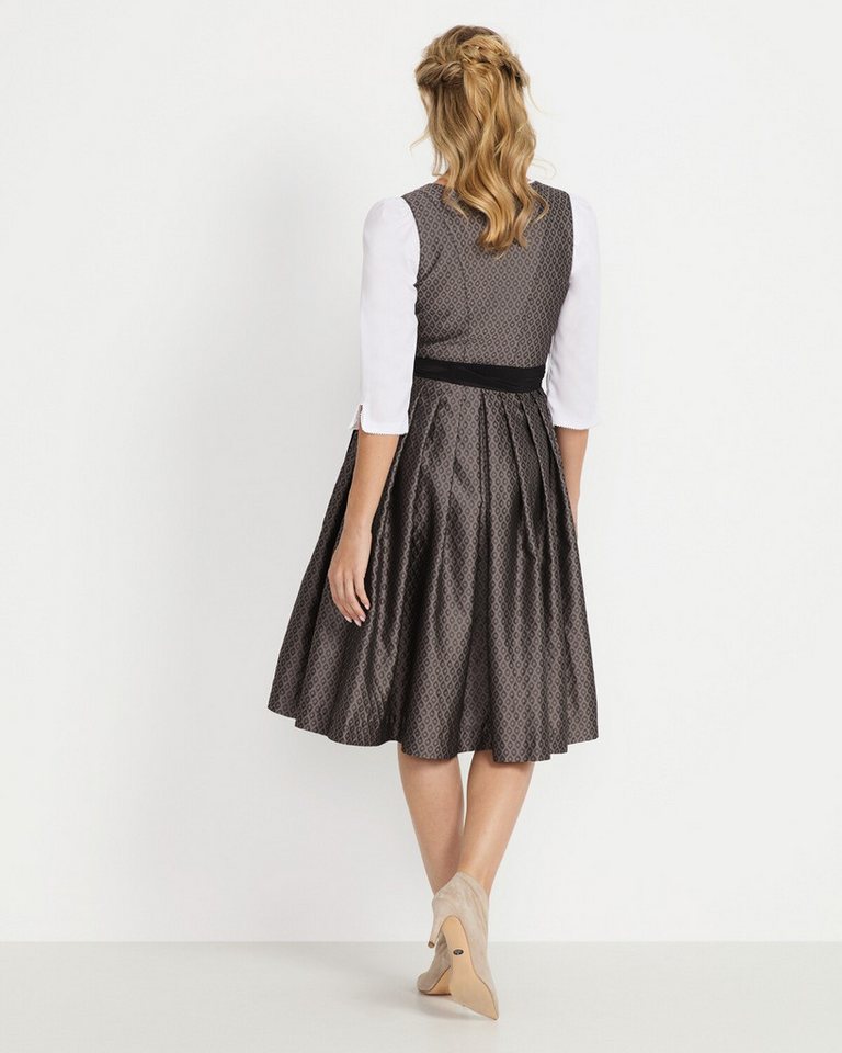 Luis Steindl Dirndl Midi Jacquard-Dirndl mit Taftschürze – Bild 5 von 5