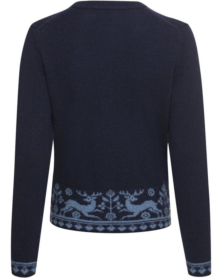 Luis Steindl Strickjacke Strickjacke mit Jacquard-Muster – Bild 2 von 5