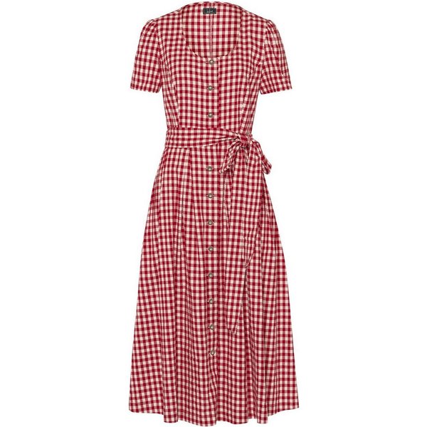 Luis Steindl Trachtenkleid Vichykaro-Leinenkleid