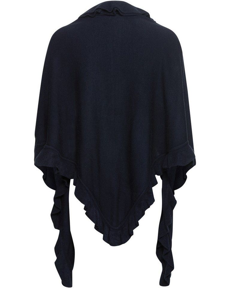 Luise Steiner Strickponcho Rüschen-Poncho – Bild 2 von 3