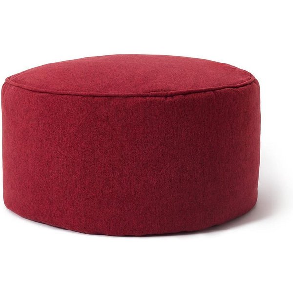 Lumaland Sitzsack Comfort Line Hocker 25x45cm, pflegeleicht Bodenkissen Bean Bag