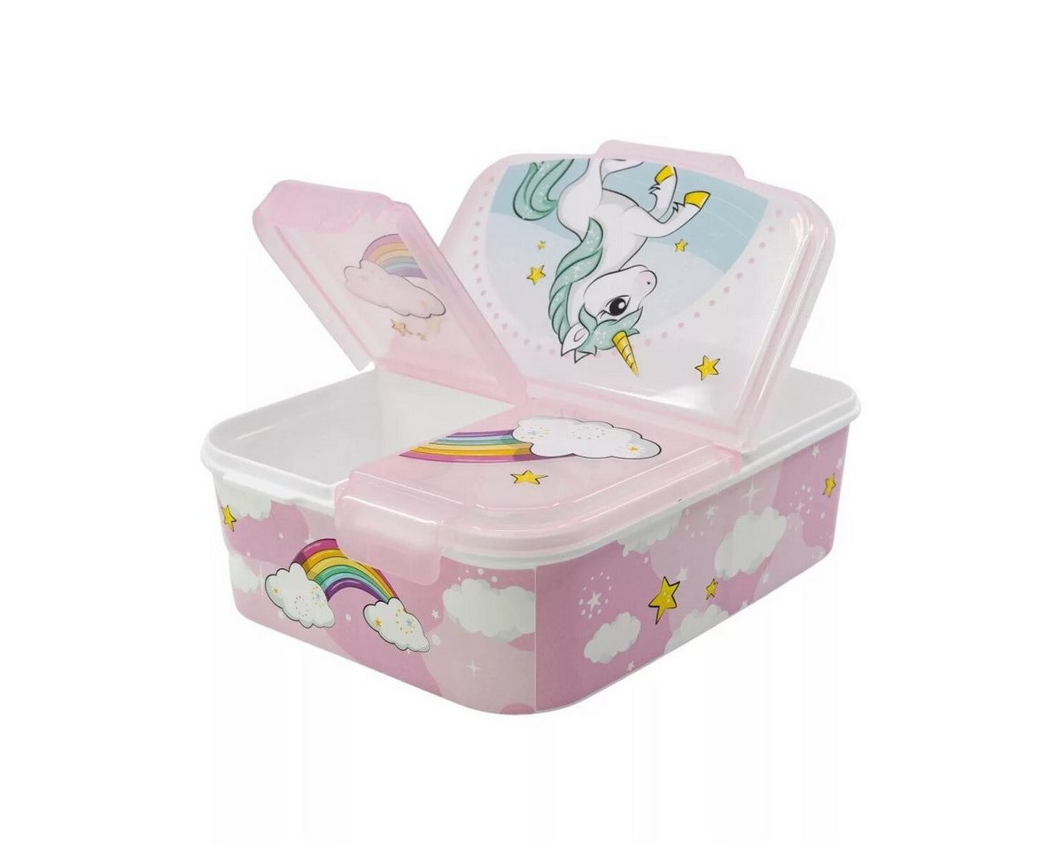 einhorn Lunchbox Einhorn Range mehrfach unterteilte Lunchbox, Sandwichbox, 100% Kunststoff, (1-tlg) – Bild 2 von 2