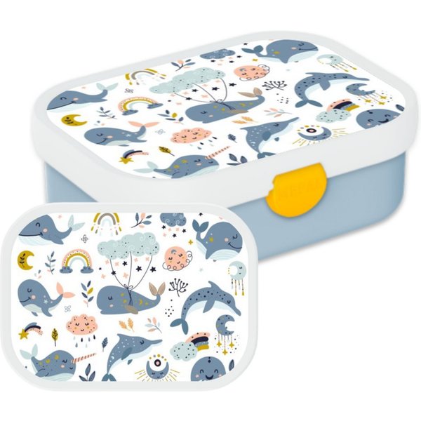 Mepal Lunchbox Mepal Campus 750 ml Lunchbox Aquarelltier - Wal