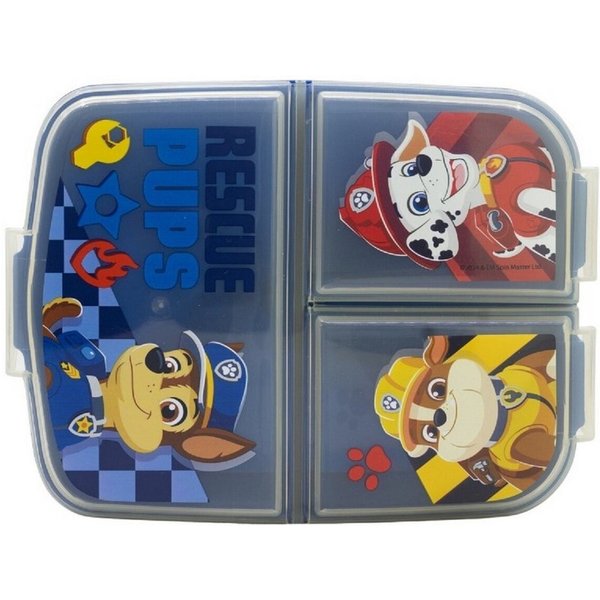 PAW PATROL Lunchbox Paw Patrol Kinder Brotdose Lunchbox mit 3 Fächern & tollem Design, 100% Kunststoff, (1-tlg)
