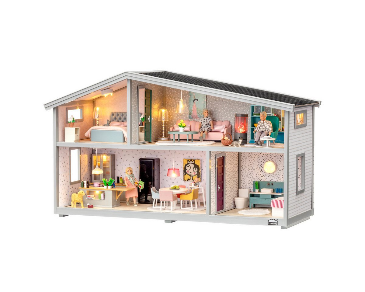 Lundby Puppenhaus 4 Zimmer Mädchen – Bild 3 von 5