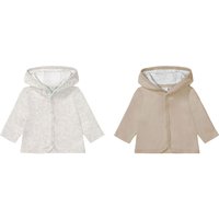 LUPILU® 2 Baby Jäckchen (hellgrau/beige, 86/92)