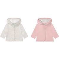 LUPILU® 2 Baby Jäckchen (hellgrau/rosa, 74/80)