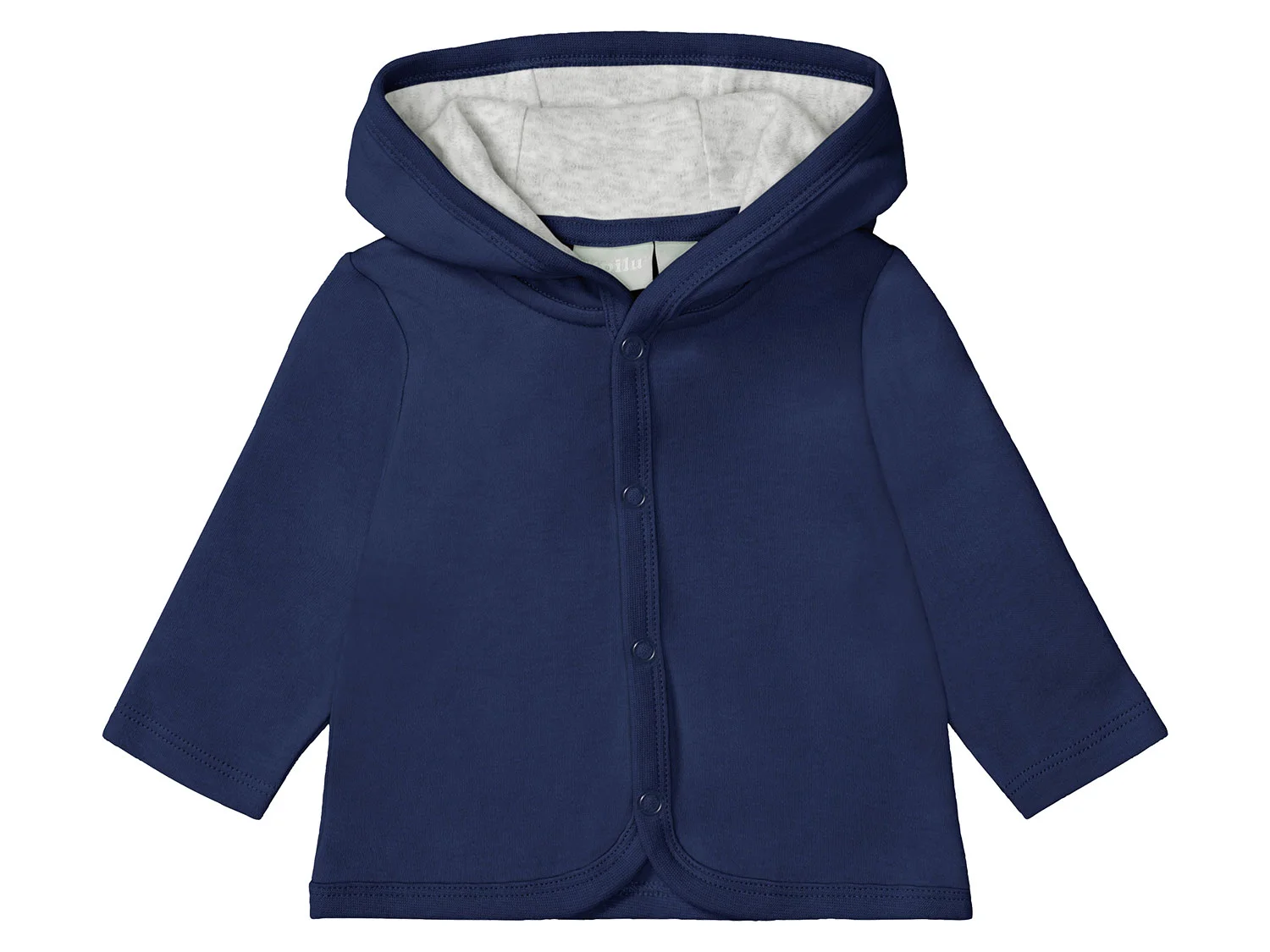 LUPILU® 2 Baby Jäckchen (marine/hellgrau, 86/92) – Bild 2 von 4