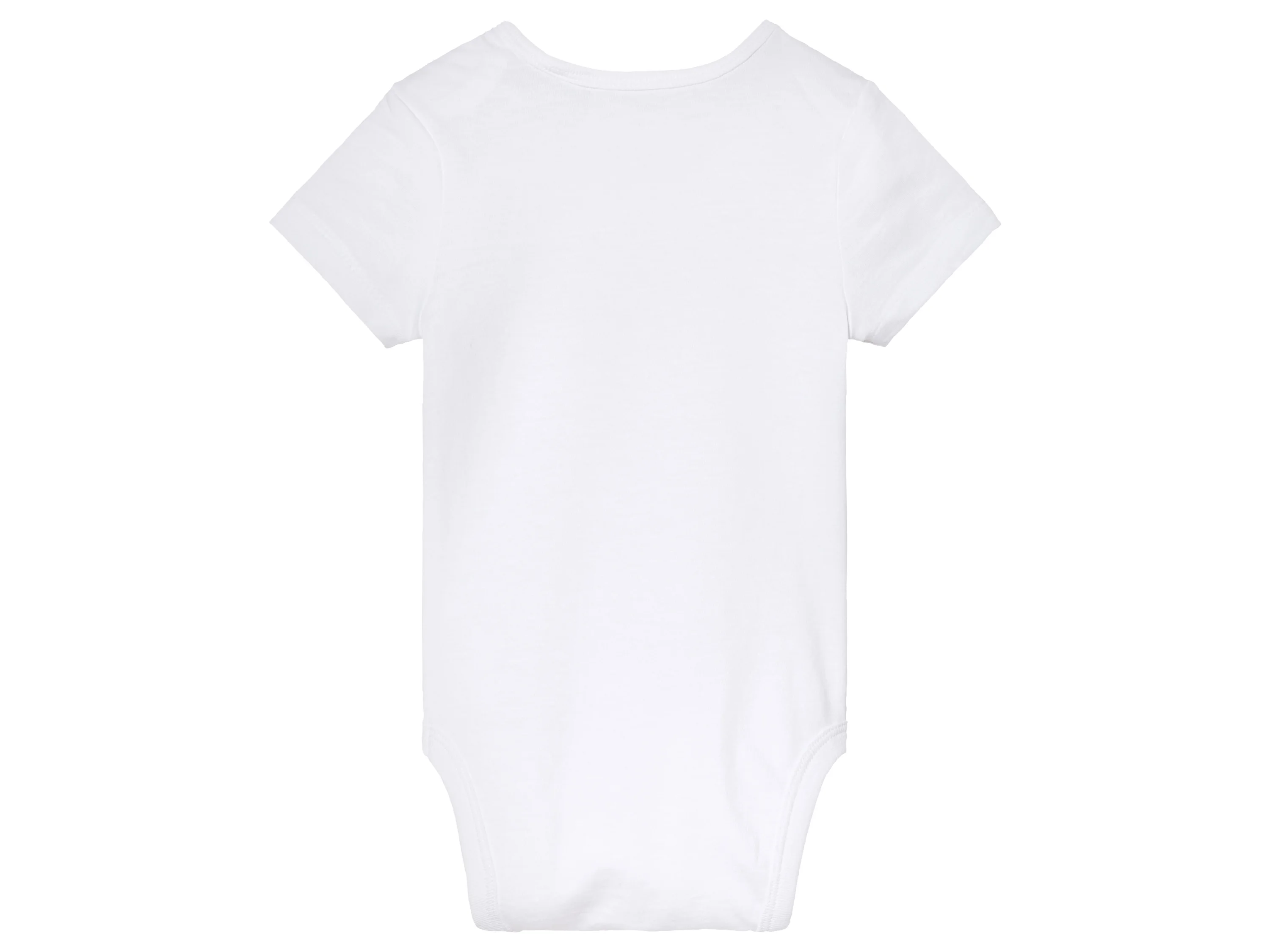 LUPILU® Baby Bodies, 3 Stück, kurzarm (rosa/weiß, 62/68) – Bild 4 von 4