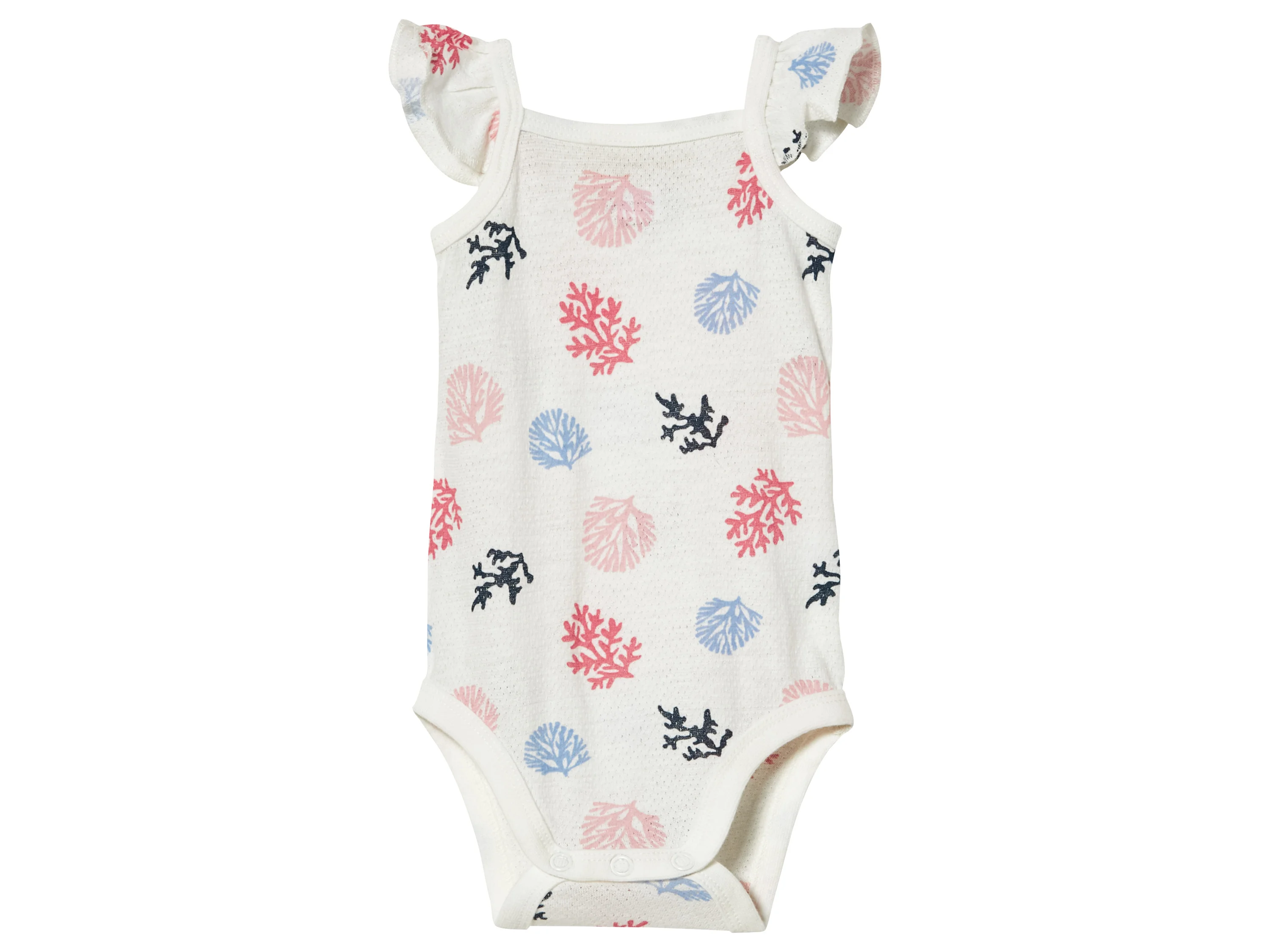 LUPILU® Baby Bodies, 2 Stück (rosa/weiß, 50/56) – Bild 3 von 4