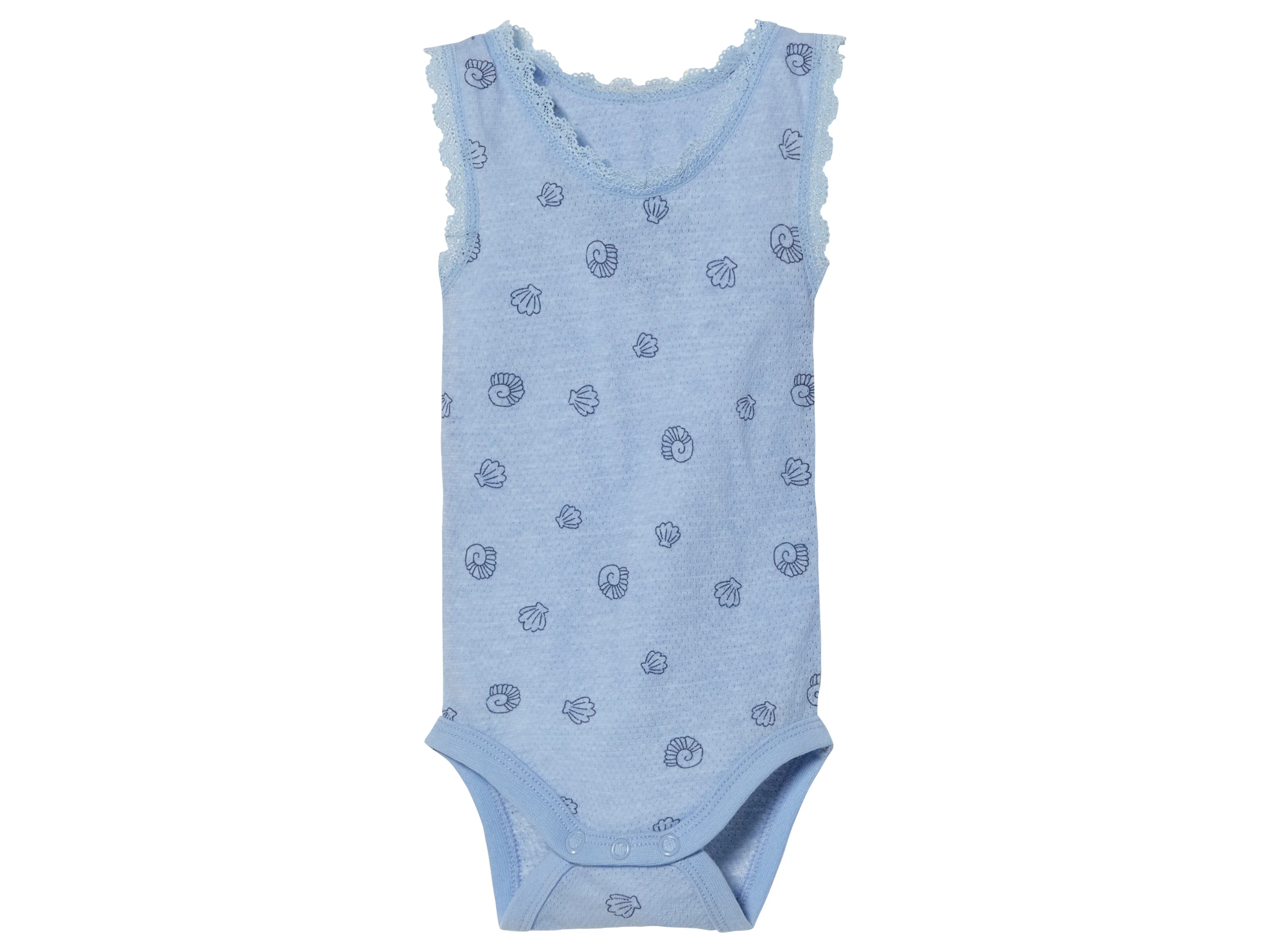 LUPILU® Baby Bodies, 2 Stück (marine/blau, 62/68) – Bild 3 von 4