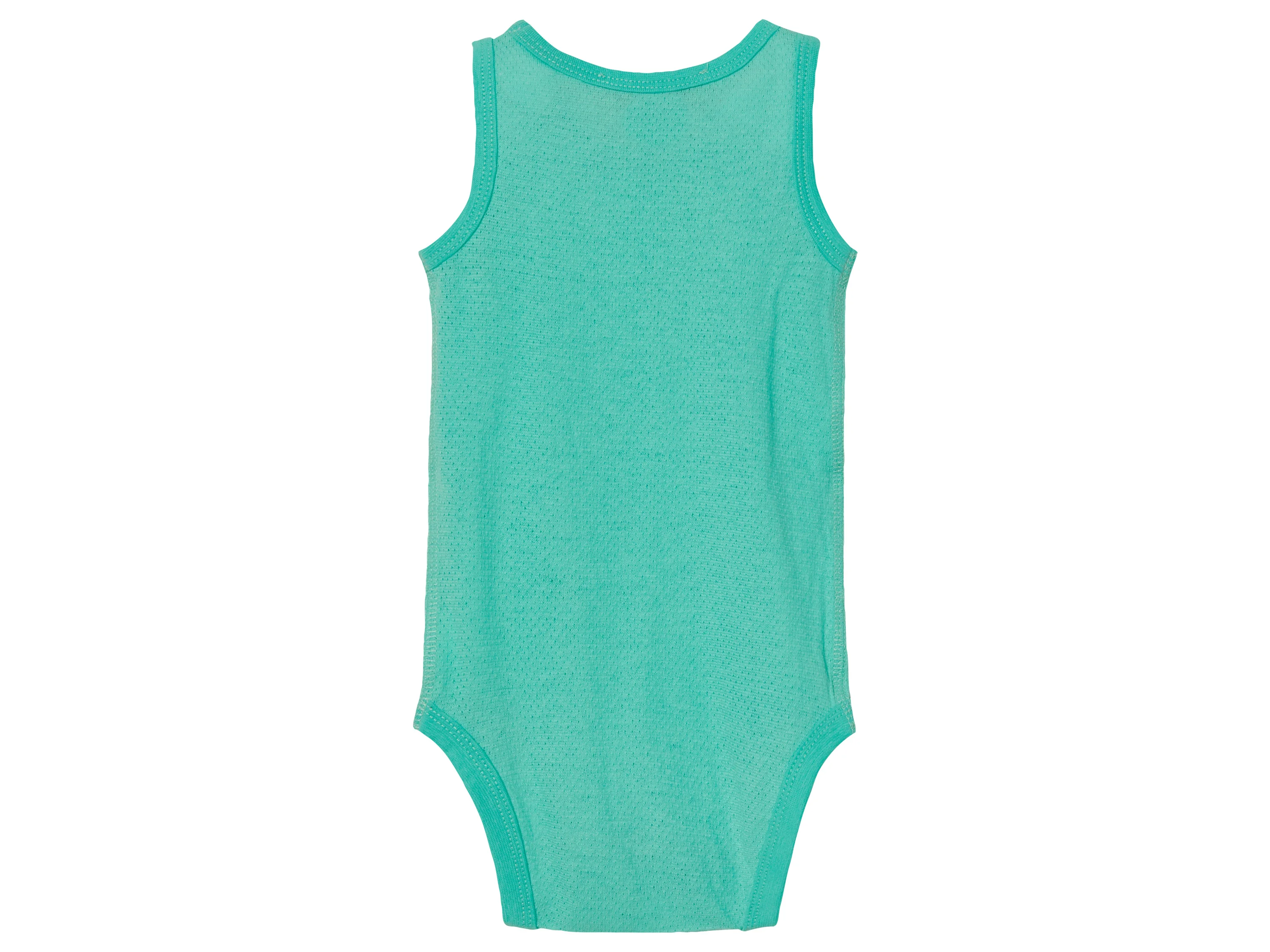LUPILU® Baby Bodies, 2 Stück (blau/türkis, 50/56) – Bild 4 von 4