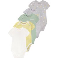 LUPILU® Baby Bodies (grau/gelb/mint, 50/56)