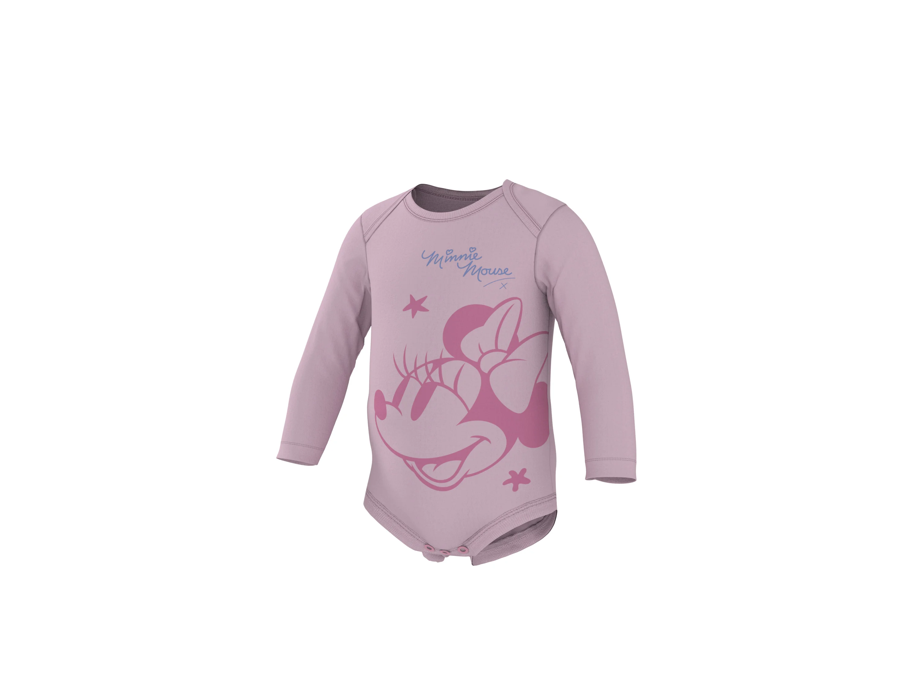 LUPILU® Baby Bodys, 2 Stück (rosa/weiß, 74/80) – Bild 4 von 4