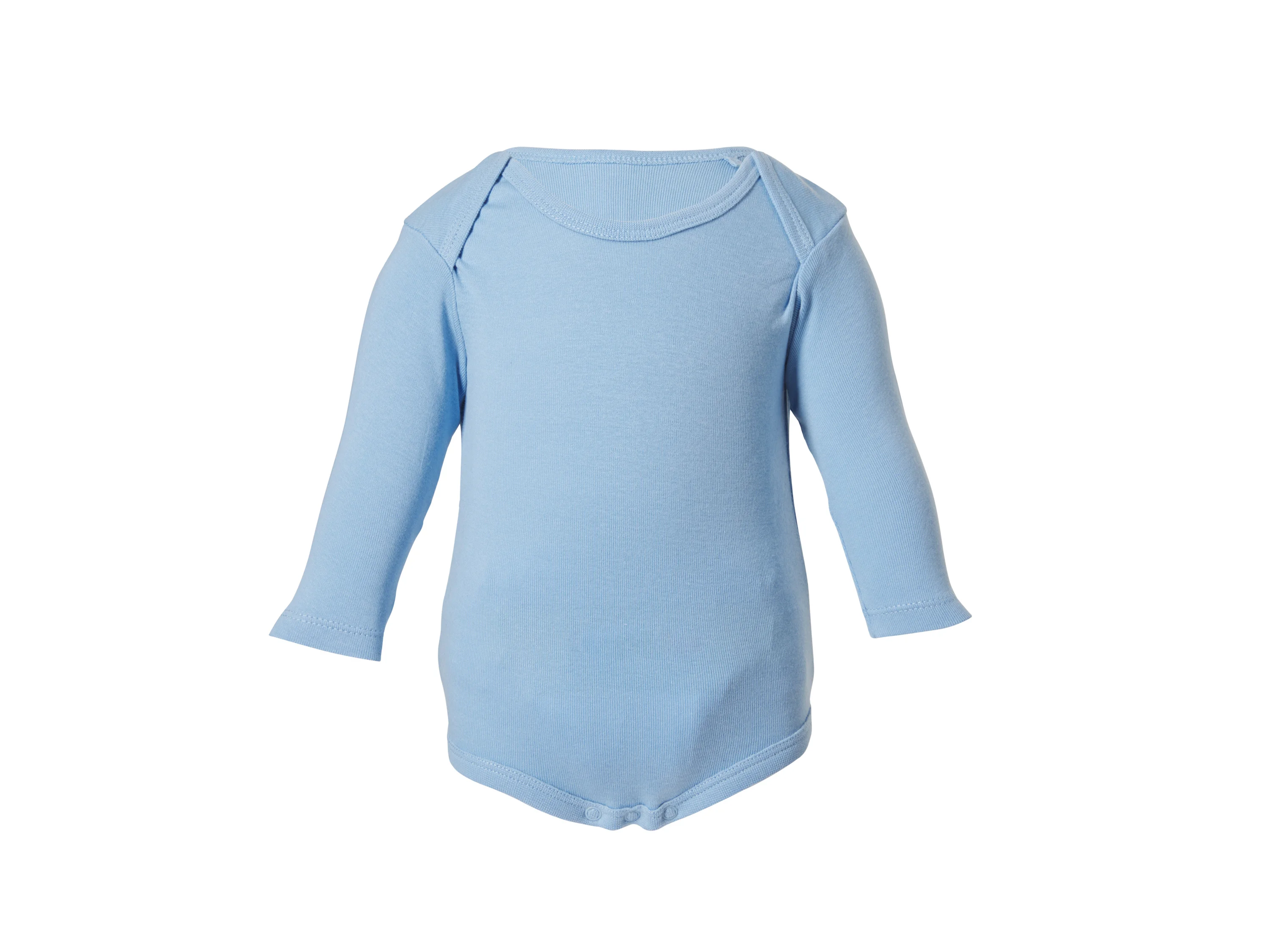 LUPILU® Baby-Bodys, 5 Stück (weiß/blau, 86/92) – Bild 2 von 4